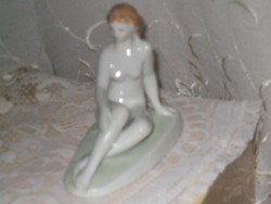 Zsolnay Highly Rare Nude with Armor Figurine
