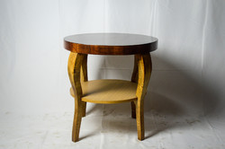 Antique art-deco round table (restored)