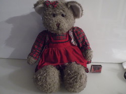 Teddy bear - large - 1994 - christopher & holly - christmas - 45 cm