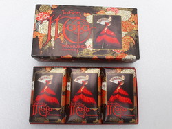 Vintage 3 pcs Mayan surgery soap in a gift box