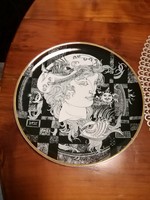 Hollóházi Szász Endre tányér 20 cm,Adria