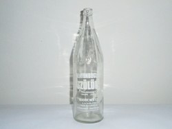Retro üdítős üveg palack - Balatonboglári Szőlőlé - üdítő üveg palack 1 liter - 1970-1980-as évek