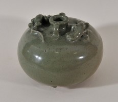 Antik kínai, zöld kerámia, 19. század