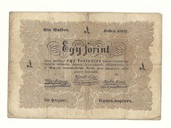 1848 egy forint Kossuth bankó papírpénz bankjegy 48 49 es szabadságharc pénze 1 forint