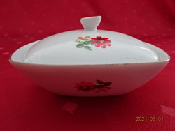 Hollóháza porcelain, floral bonbonnier, marked 910. Available!
