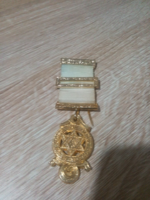 Gilded Masonic badge!