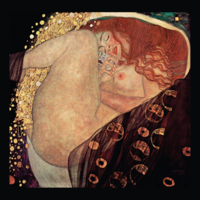 Klimt, Danae - vászon print