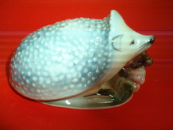 Rare zsolnay porcelain hedgehog figurine
