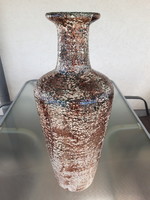 Retro 56 cm-es Pesthidegkúti kerámia váza
