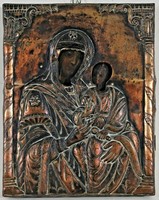 Antik ortodox ikon, a 18. századból
