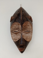 Afrika afrikai antik maszk Lulua népcsoport Kongo dob 14.
