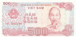 Vietnám 500 dong, 1988, UNC bankjegy