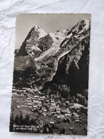 FOGLALT!!! Vintage képeslap/fotólap Svájc Alpok Eiger, Mönch csúcsok