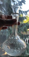 Biedermeier shelled glass with cork liqueur, snaps, etc ...