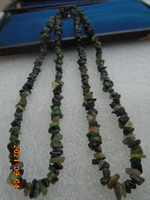 Jade tanzanit smaragd  stb...drága kőves lánc csodás színekben pompázik élőben 100% természetes