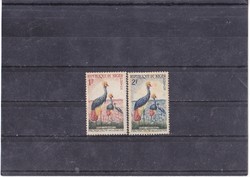 Niger traffic stamp pair 1960