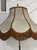 Beautiful copper lamp floor lamp pulling clasp velvet shade 175cm high