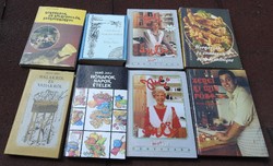 Diétáskönyvek  - Horgászok szakácskönyve -Juli szakácskönyv suli - Házi czukrászda - Szárnyasparádé