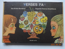 Krista Bendová: Verses fa - régi leporelló mesekönyv, versek a gyümölcsökről