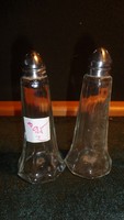 S21-95 art-deco salt-pepper spray pair with metal head.