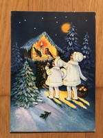 Aranyos Karácsonyi képeslap  -  Hatvany Józsefné