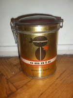 Old retro omnia coffee buckle in metal box