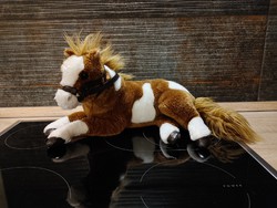 Gyönyörű  fekvő   plüss lovacska      -ló
