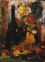 Parrag Emil ,, Csend és élet " ollaj-farost 1966, EREDETISÉGI igazolással, most LEÁRAZVA!!!