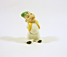 Herend, snow-white disney 7 cm hand-painted porcelain dwarf figurine, flawless (p060)