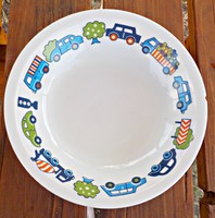 Alföldi autós mélytányér gyermek tányér