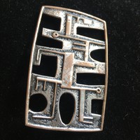 János Percz? --- Badge-silver-plated metal / bronze? - /