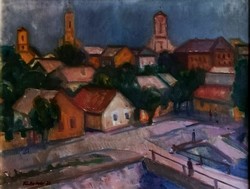 View of Andor Kántor Szentendre 1973