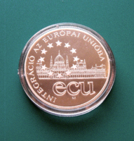 1995 - ECU iii. - Parliament - silver 1000 HUF pp - capsule