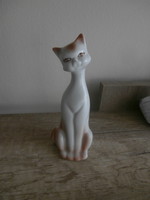 Art deco ülő cica -porcelán macska figura