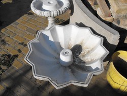 Flower cup for bubbling or fountain, bird drinking bowl for rock garden pond etc.