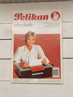 Vintage,retro Pelikan indigó csomag_fekete_West Germany
