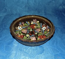 Marked glazed ceramic wall plate bowl 23.5 cm (n)