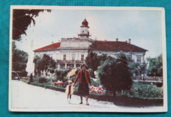 Szerbia,Ada,színezett használt képeslap