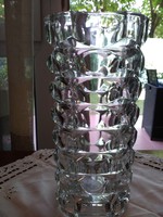 Lead heavy french baccarat vase