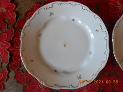 Zsolnay apróvirág mintás lapos tányér