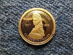 Történelmi Ausztria mini arany Erzsébet császárné .585 arany 0,5g PP (id50996)