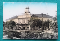 Croatia, ada, town hall, colored, used postcard