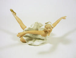 WALLENDORF, BÁJOS TÁNCOLÓ BALLERINA NÉMET PORCELÁN FIGURA, HIBÁTLAN! (P194)