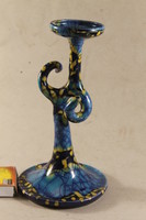 Art deco glazed ceramic candle holder 498