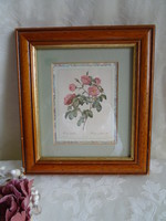 St. Michael's rosy picture in antique frame.