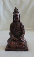 Retro meditáló Buddha szobor  16 cm