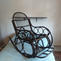 Large rocking chair made of Thonet willow
