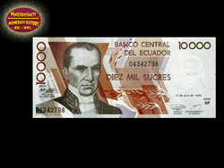 10,000 Sucre - Ecuador - 1999