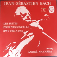 André navarra bach 6 cello suites 3 lp set vinyl record vinyl - rare!