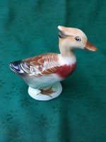 Bodrogkeresztúr, ceramic, wild duck figurine.